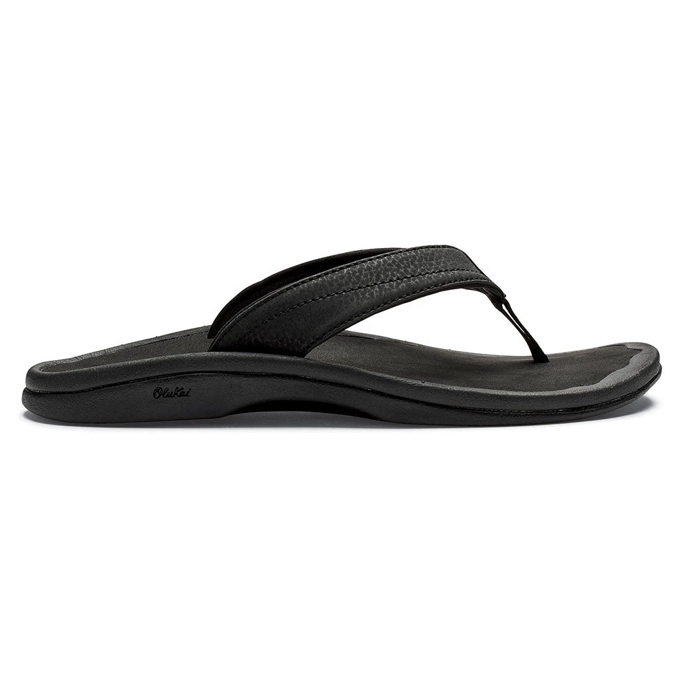 OluKai 'Ohana Flip Flop Sandal Black (Women's) 1 OluKai 'Ohana Flip Flop Sandal Black (Women's)