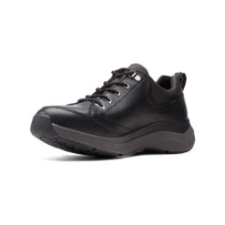 Clarks Wave 2.0 Vibe Black Leather (Men's) -Shoes Sales Store Blk 4 171e84f2 61d9 408b b006 bf6c158bc57b