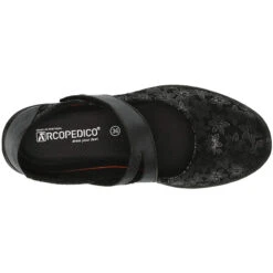 Arcopedico Cosmo Black Flower (Women's) -Shoes Sales Store Blk 4 c50adcd1 145b 412d 8e25 b3a49a5523f3