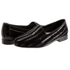 Trotters Liz III Slip-On Black/Black Patent (Women's) -Shoes Sales Store Blk 8 cd5a6194 763c 4204 bf85 c522308e5d3c