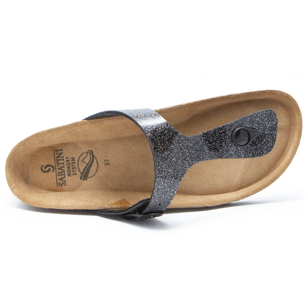 Sabatini Bari Sandal Nero Black (Women's) 4 Sabatini Bari Sandal Nero Black (Women's) - Image 4