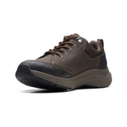 Clarks Wave 2.0 Vibe Dark Brown Waterproof (Men's) -Shoes Sales Store Brn 4 105f260f abd0 465a baf9 87031729e00d