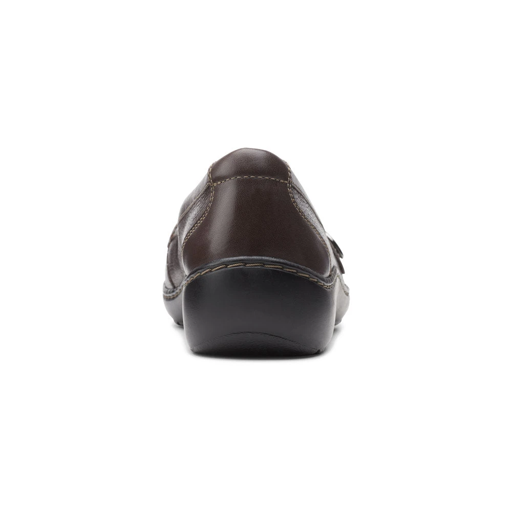 Clarks Cora Daisy Loafer Brown Tumbled Leather (Women's) 6 Clarks Cora Daisy Loafer Brown Tumbled Leather (Women's) - Image 6
