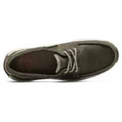 Dunham Captain Boat Shoe Olive Leather (Men's) -Shoes Sales Store Captain Olive 4