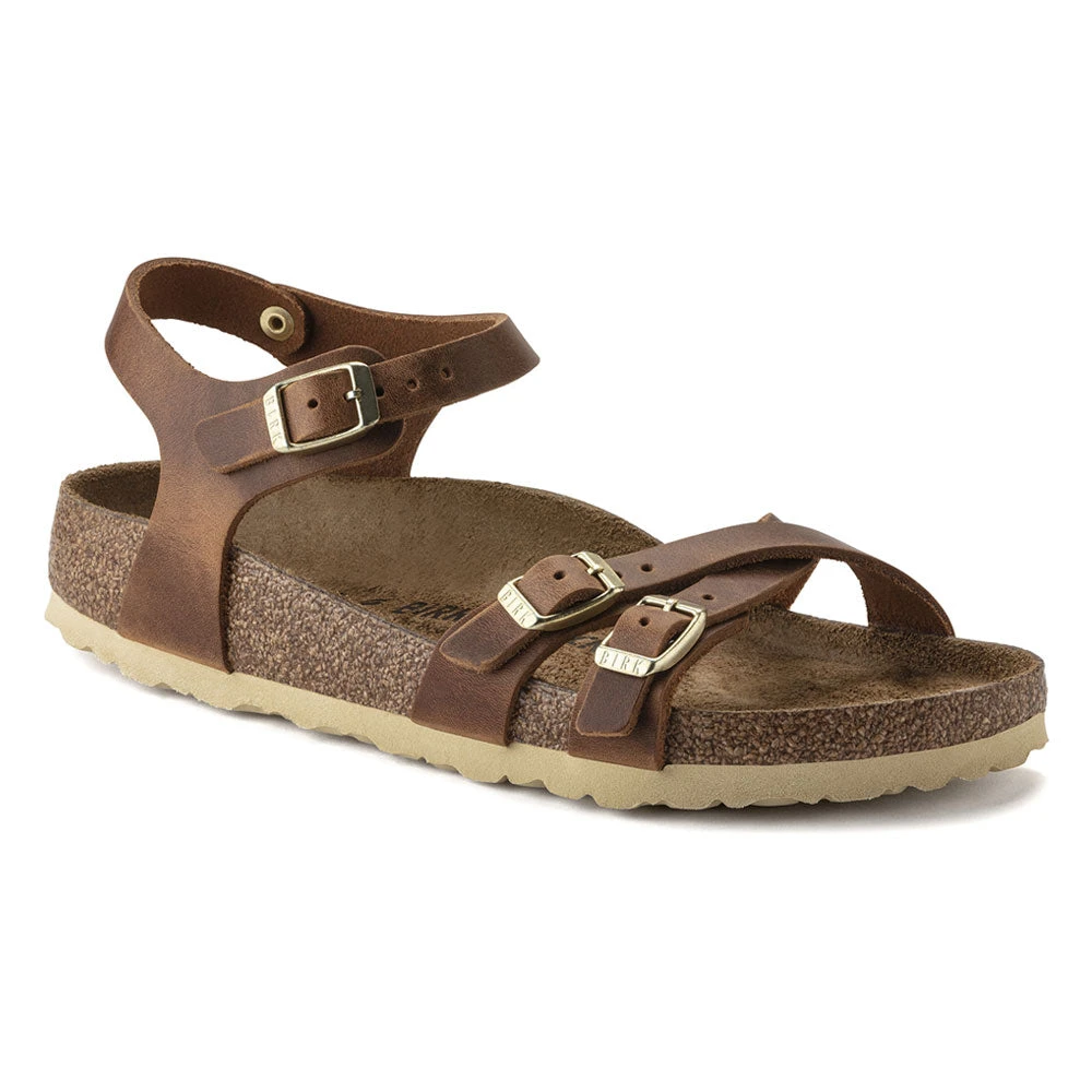 Birkenstock Kumba Sandal Cognac Nubuck (Women's) 1 Birkenstock Kumba Sandal Cognac Nubuck (Women's)