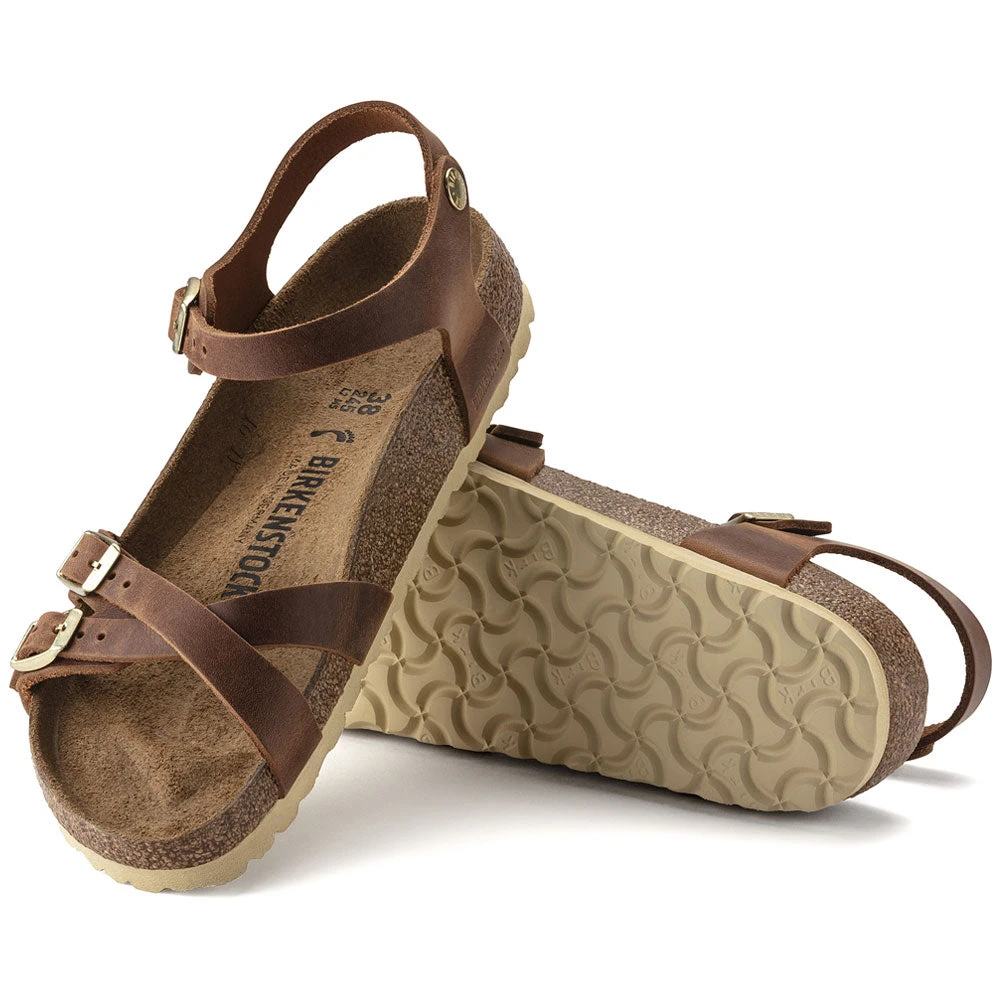 Birkenstock Kumba Sandal Cognac Nubuck (Women's) 2 Birkenstock Kumba Sandal Cognac Nubuck (Women's) - Image 2