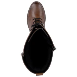 Remonte D1A74-22 Aida Tall Leather Chestnut Boot (Women's) -Shoes Sales Store D1A7422 4