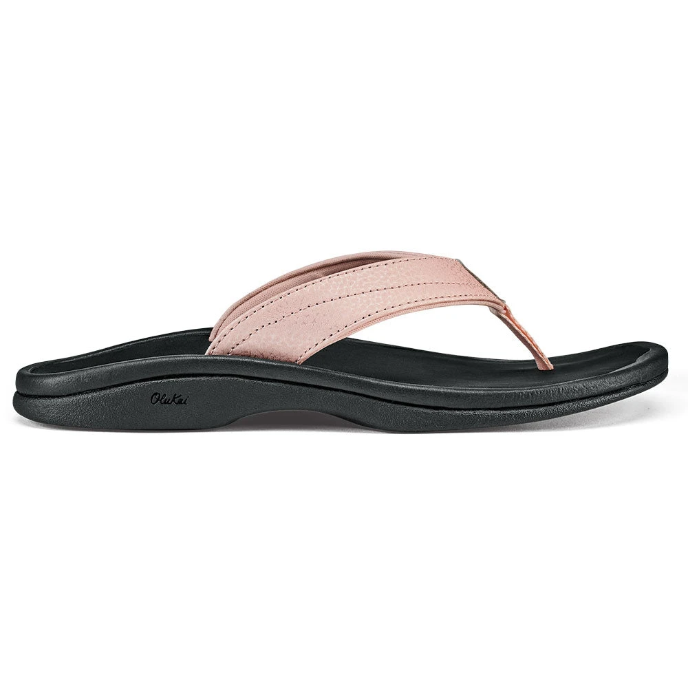 OluKai 'Ohana Flip Flop Sandal Petal Pink / Black (Women's) 1 OluKai 'Ohana Flip Flop Sandal Petal Pink / Black (Women's)