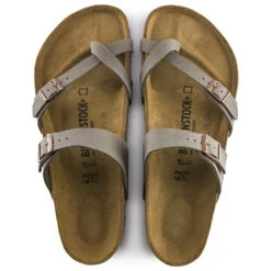 Birkenstock Mayari Soft Footbed Sandal Stone (Women's) -Shoes Sales Store Sto 3 990b56fc b646 4e0c 8877 4efb72723c5f