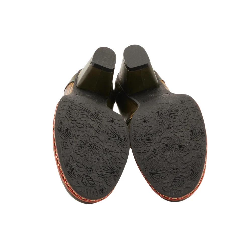 L`Artiste By Spring Step Zami Olive Leather Shoes (Women's) 4 L`Artiste By Spring Step Zami Olive Leather Shoes (Women's) - Image 4