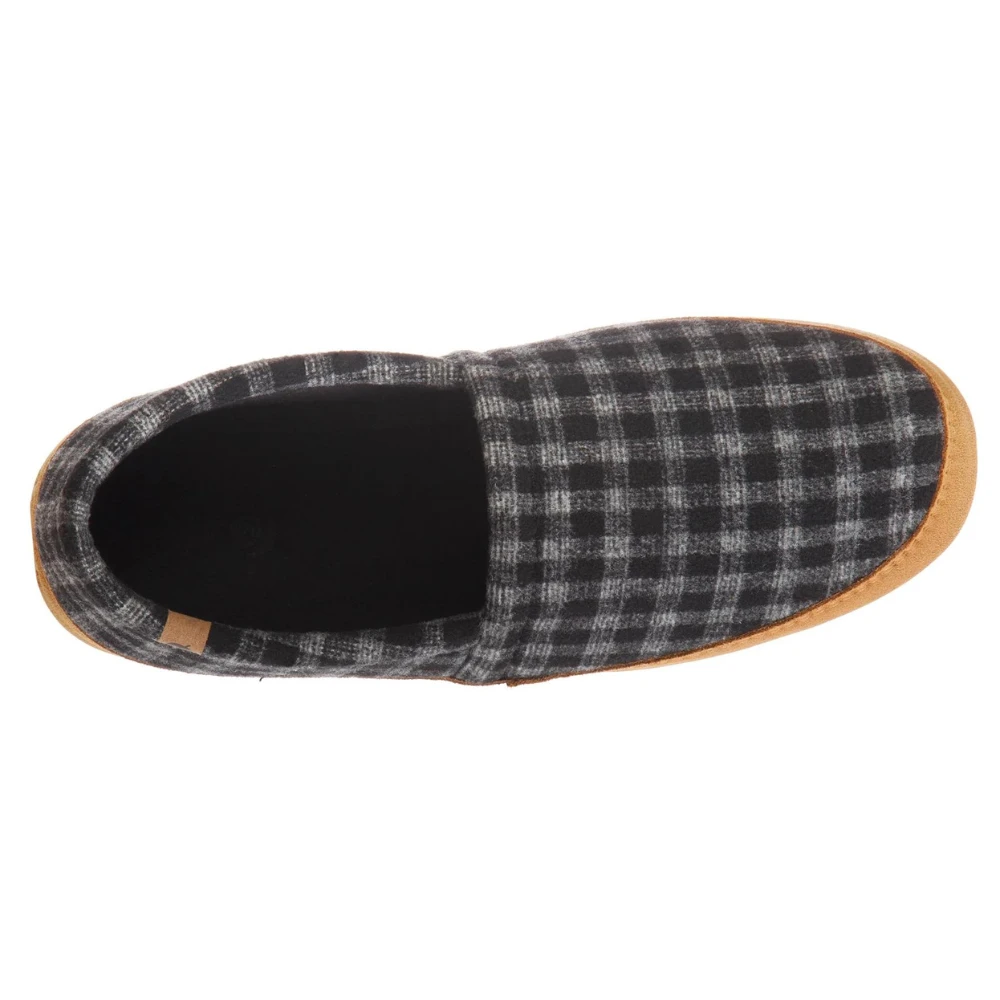 Acorn Moc-M Black Plaid Moccasin (Men's) 3 Acorn Moc-M Black Plaid Moccasin (Men's) - Image 3