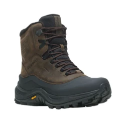 Shoes Sales Store 8 Merrell Thermo Overlook 2 Mid Waterproof Brown Hiking Boot (Men's)
