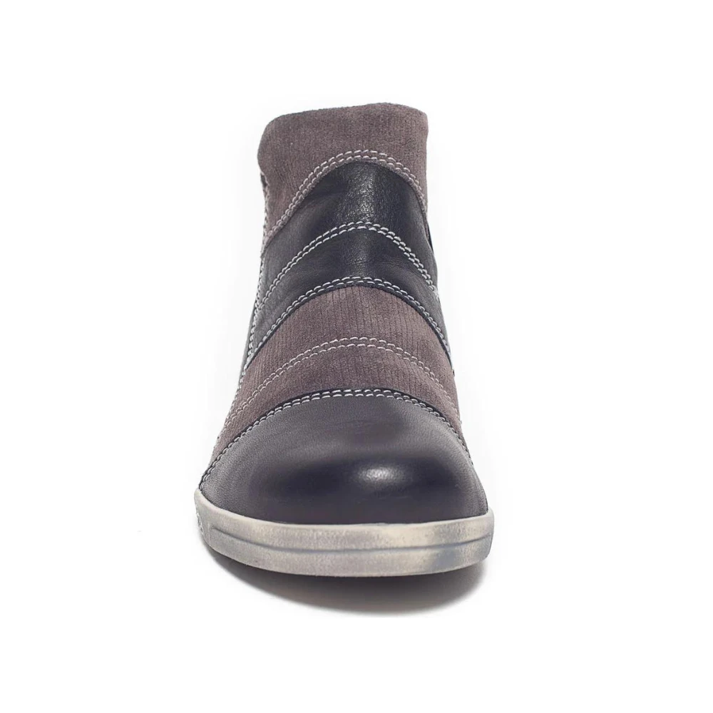 Cloud Footwear Accalia Velvet Black Wool Lining Boot (Women's) 3 Cloud Footwear Accalia Velvet Black Wool Lining Boot (Women's) - Image 3