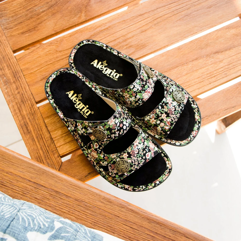 Alegria Violette Earthy Bloom Slide Sandal (Women's) 2 Alegria Violette Earthy Bloom Slide Sandal (Women's) - Image 2