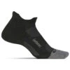 Feetures Elite Max Cushion No Show Tab Socks Black