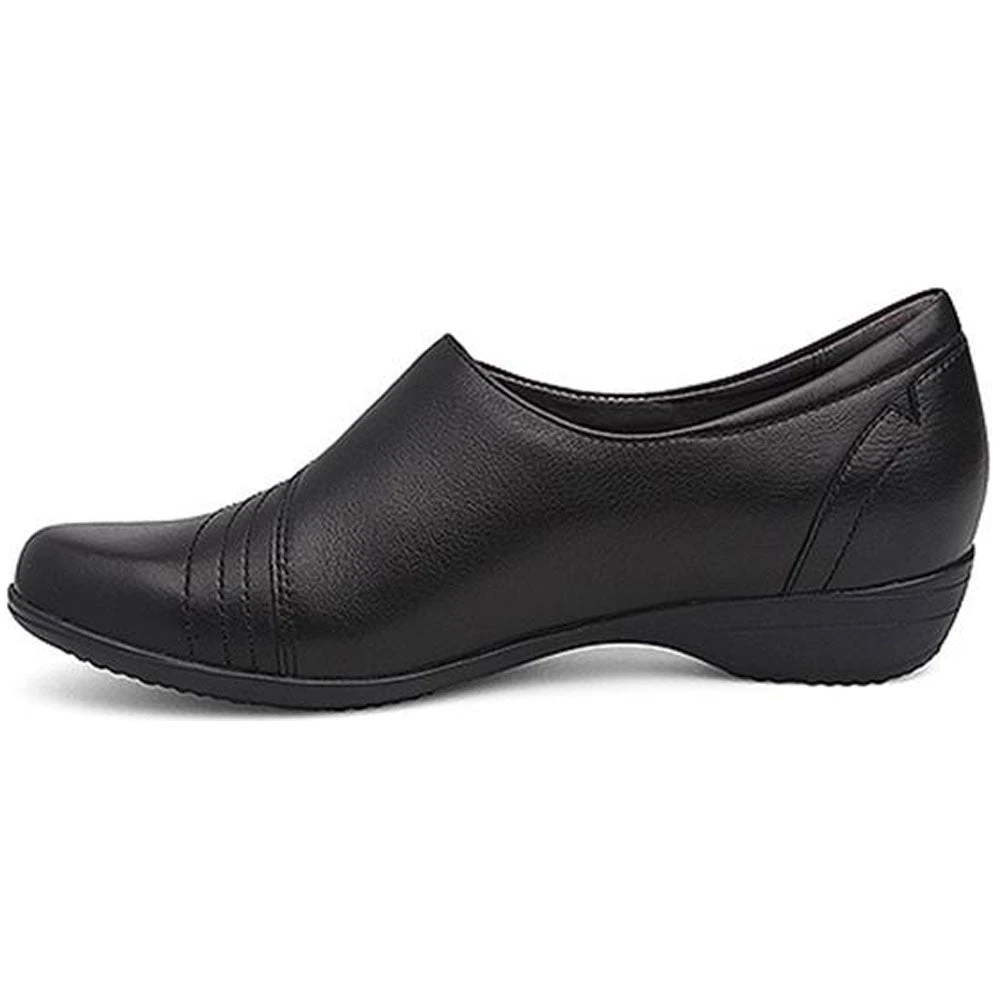 Dansko Franny Slip-On Black Milled Nappa (Women's) 2 Dansko Franny Slip-On Black Milled Nappa (Women's) - Image 2