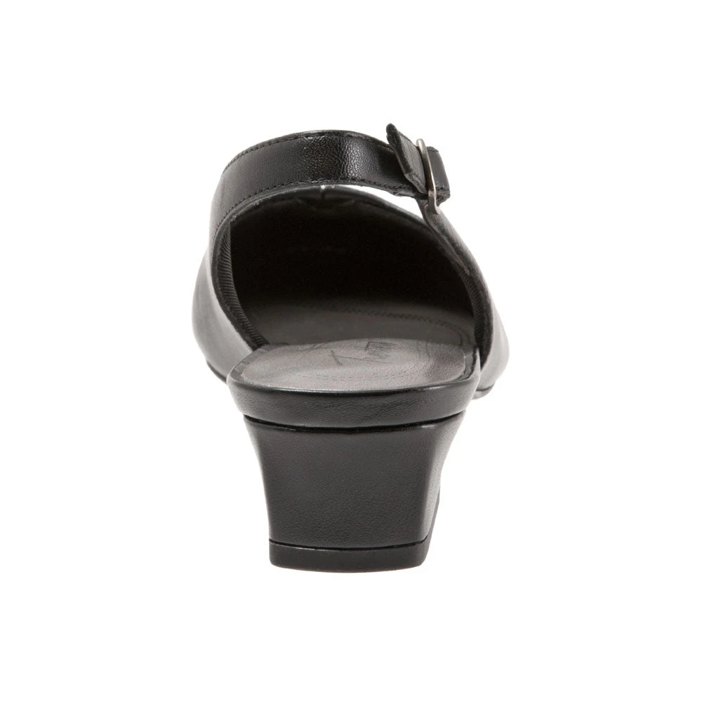 Trotters Dea Heel Black Leather/Patent Combi (Women's) 5 Trotters Dea Heel Black Leather/Patent Combi (Women's) - Image 5