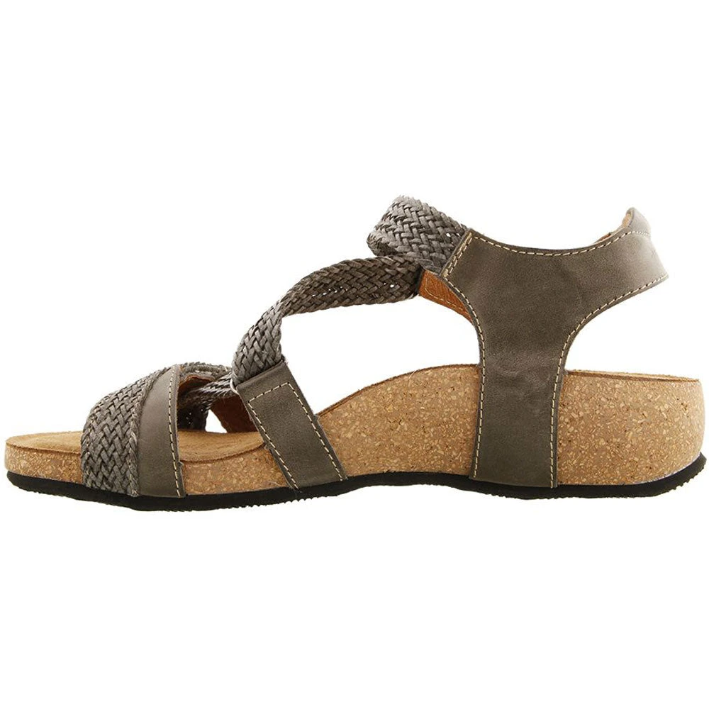 Taos Trulie Sandal Dark Grey Leather (Women's) 2 Taos Trulie Sandal Dark Grey Leather (Women's) - Image 2