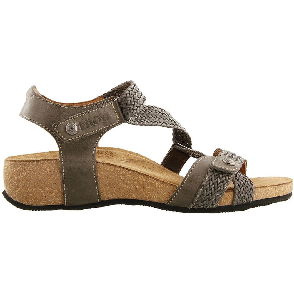 Taos Trulie Sandal Dark Grey Leather (Women's) 3 Taos Trulie Sandal Dark Grey Leather (Women's) - Image 3