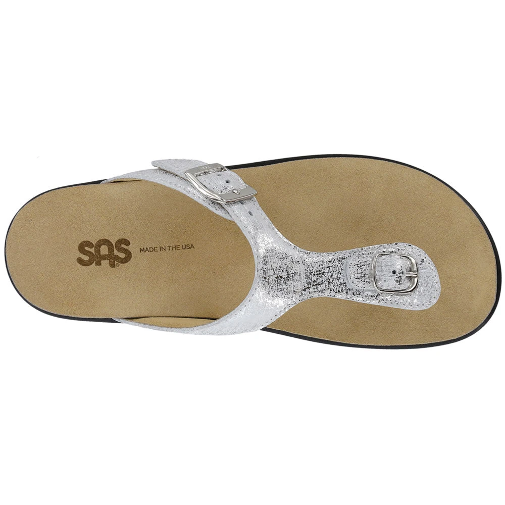 SAS Sanibel Sandal Shiny Silver (Women's) 5 SAS Sanibel Sandal Shiny Silver (Women's) - Image 5