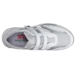 SAS TMV Silver Mesh/Velcro (Women's) -Shoes Sales Store tmv 3